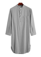 Peignoir pour Homme en Coton | Peignoir d'Or Gris / M