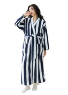 Peignoir Rayures | Peignoir d'Or Bleu Blanc / M
