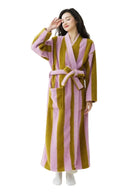 Peignoir Rayures | Peignoir d'Or Caramel Rose / M