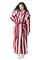 Peignoir Rayures | Peignoir d'Or Rouge Blanc / M