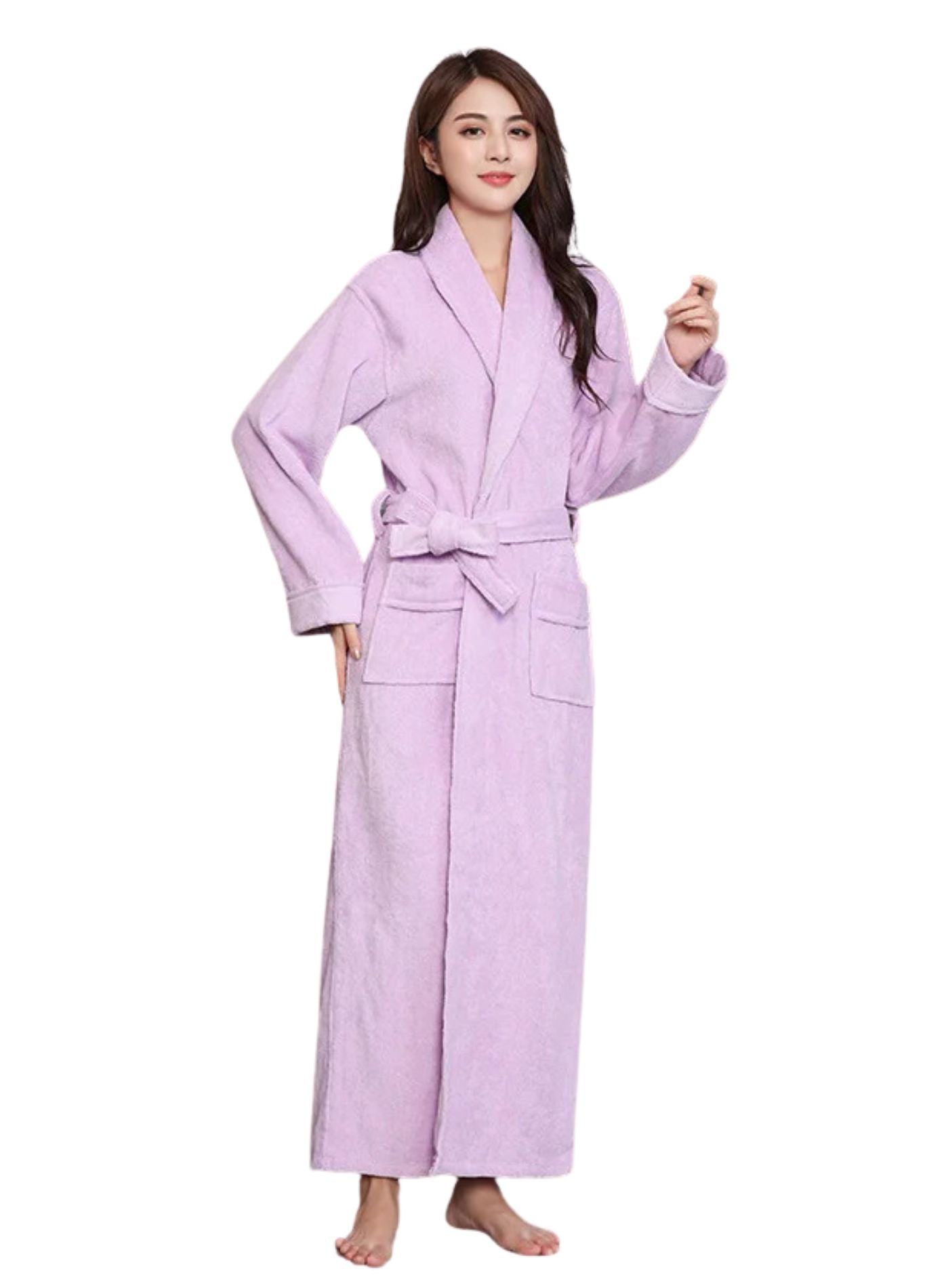 Peignoir Serviette Femme | Peignoir d'Or Lavende / L