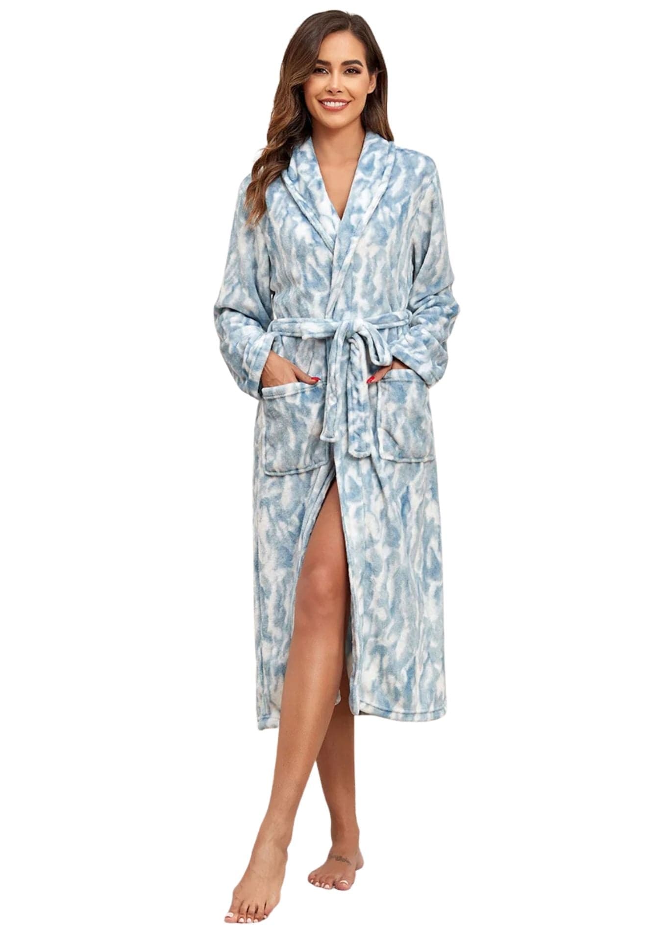 Peignoir Sortie de Bain Femme | Peignoir d'Or S / Bleu Clair