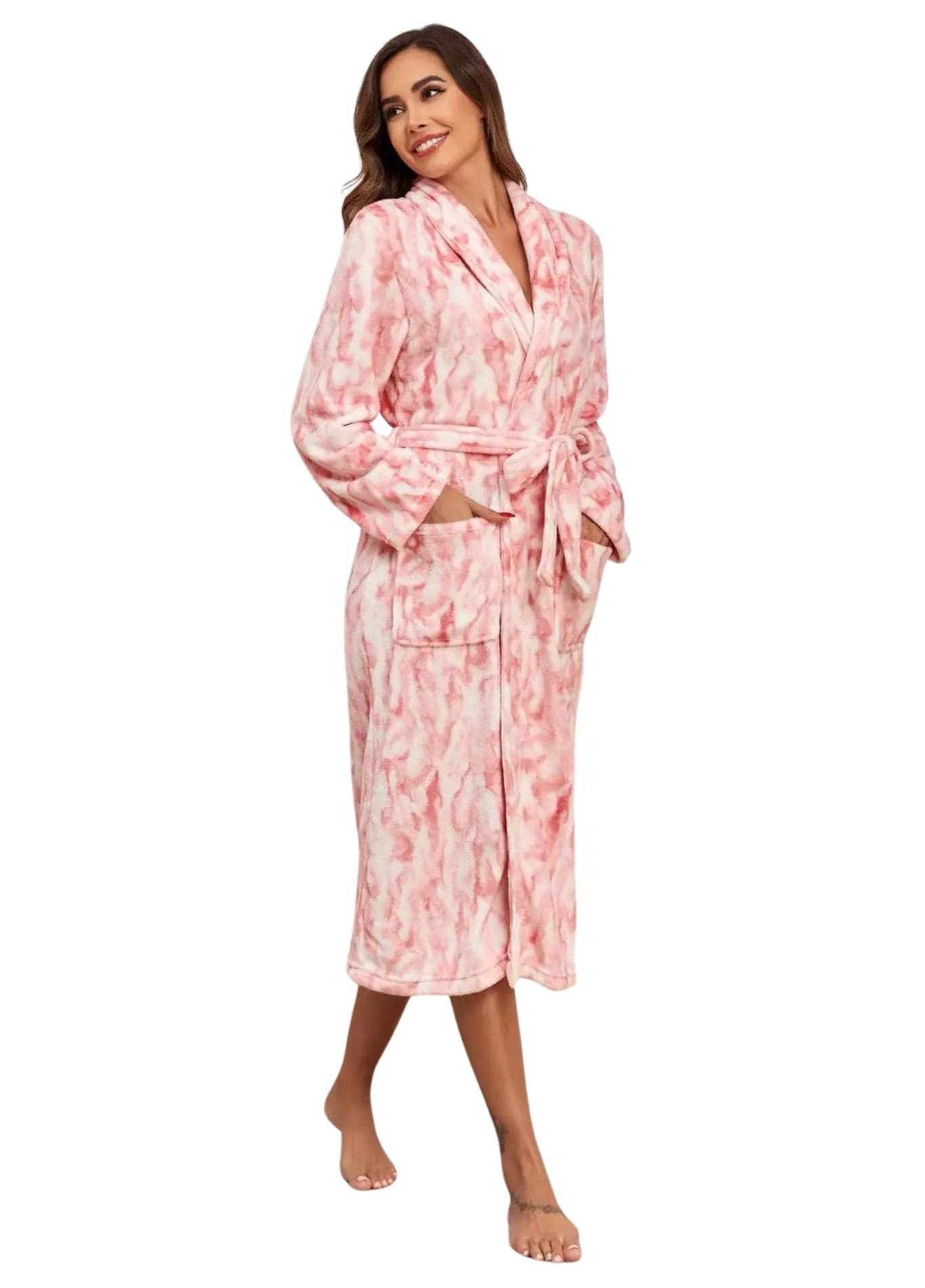 Peignoir Sortie de Bain Femme | Peignoir d'Or S / Rose