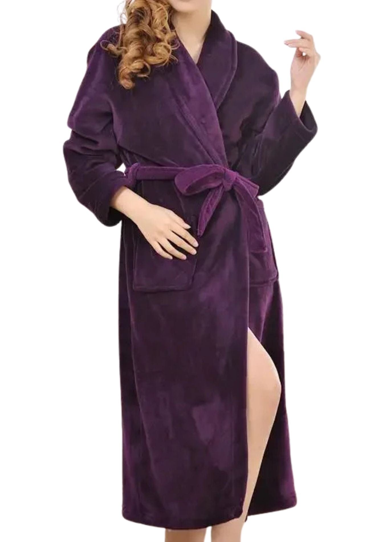 Peignoir Tout Doux | Peignoir d'Or Violet / M