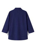 Veste Kimono Bleu Marine | Peignoir d'Or