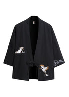 Veste Kimono Noir Homme