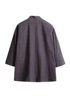 Veste Kimono Noir Homme | Peignoir d'Or