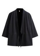 Veste Kimono Noir Homme | Peignoir d'Or M / Noir