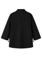 Veste Kimono Noir | Peignoir d'Or